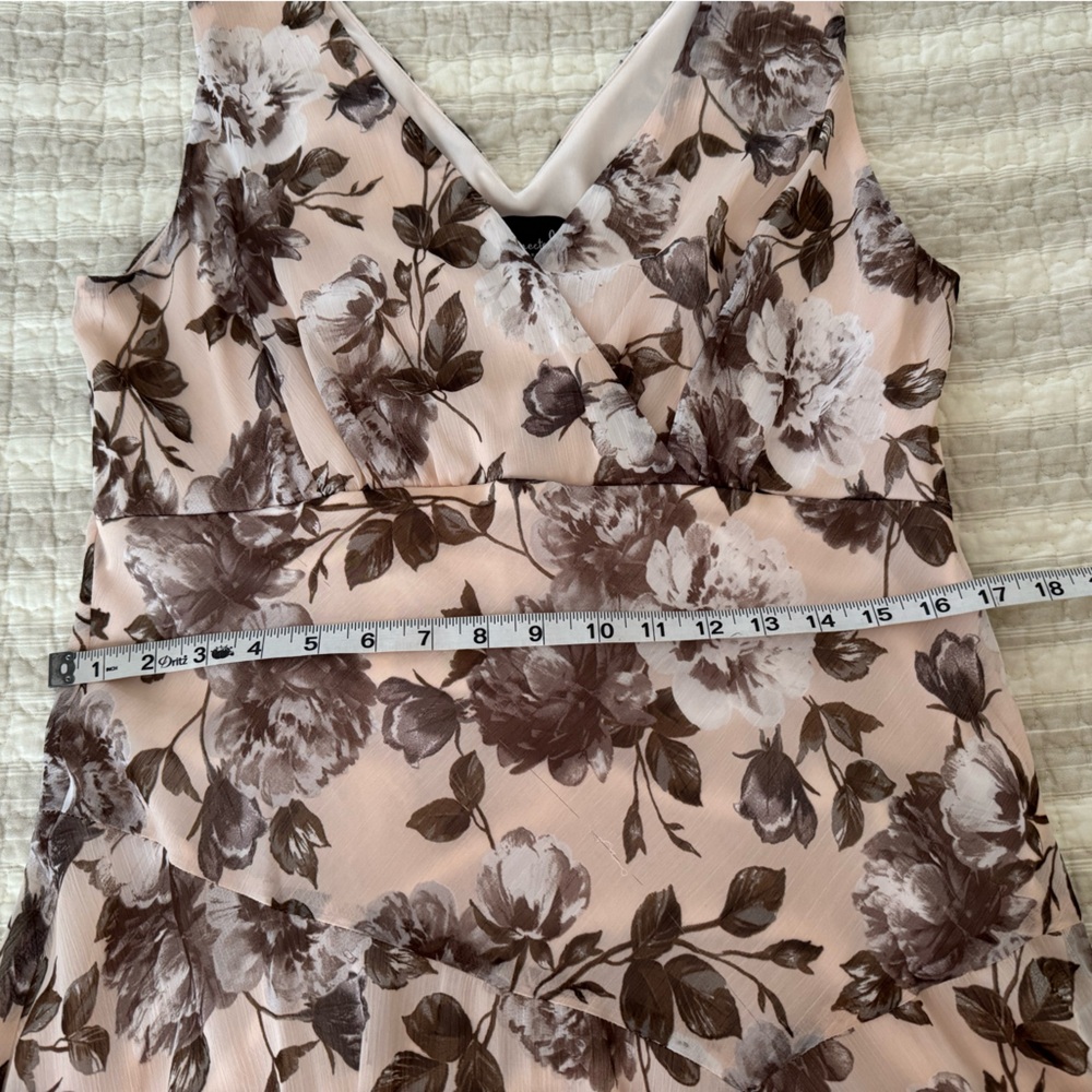 Connected Apparel Cream Tan Sleeveless V-Neck Midi Sundress, 12 🦋 - Picture 5 of 9